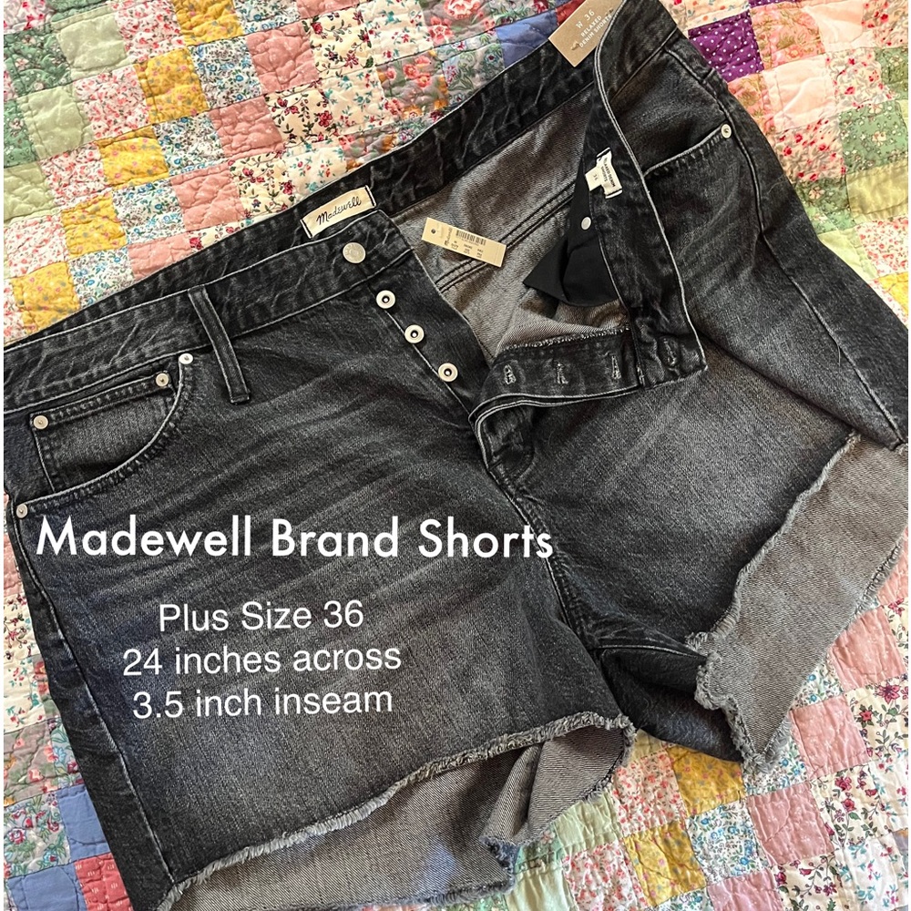 Madewell Plus Sized Shorts—Size 36/3.5 inch inseam